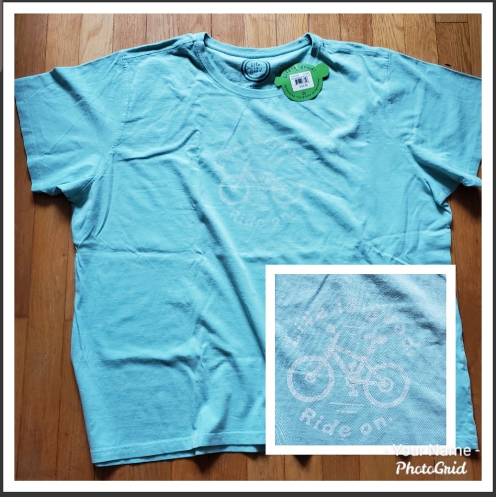 Life is Good Crusher Ride On Bike Icon Top